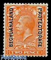 Delcampe - Botswana 1913 2d, WM Cypher, Bechuanaland, Stamp Out Of Set, Unused (hinged) - Botswana (1966-...)
