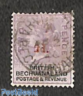 Delcampe - Botswana 1888 2d On 2d, Bechuanaland, Stamp Out Of Set, Used Or CTO - Botswana (1966-...)