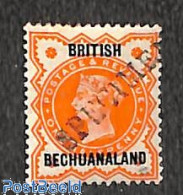Delcampe - Botswana 1887 1/2d, Bechuanaland, SPECIMEN, Unused (hinged) - Botswana (1966-...)
