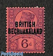 Delcampe - Botswana 1891 6d, Bechuanaland, Stamp Out Of Set, Unused (hinged) - Botswana (1966-...)