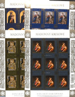 Delcampe - Poland 2021 East Border Madonna's 4 M/s, Mint NH, Religion - Religion - Neufs