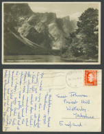 Delcampe - Norway 1951 Old Real Photo Postcard Romsdal, Troldtindene Fra Horgheim, Mountain - Unclassified