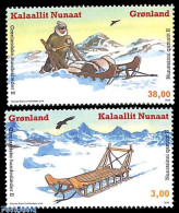 Delcampe - Greenland 2025 Sledges 2v, Mint NH - Neufs