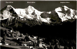 Delcampe - Beatenberg - Eiger, Mönch, Jungfrau (444) - Beatenberg