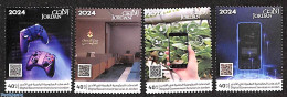 Delcampe - Jordan 2024 National Digital Services 4v, Mint NH, Science - Computers & IT - Informatica