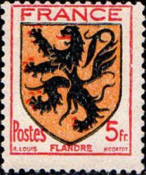 Delcampe - France Poste N* Yv: 602 Mi:615 Flandre Armoiries (défaut Gomme) - Briefmarken