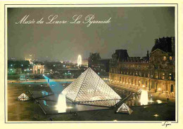 Delcampe - Carte Postale - 75 - Paris - Musée Du Louvre - La Cour Napoléon - La Pyramide Du Louvre - Vue De Nuit - Carte Neuve - CP - Museen