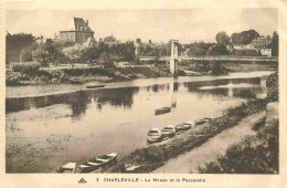 Delcampe - Carte Postale Ancienne - 08 - Charleville - La Meuse Et La Passerelle - CPA - Voir Scans Recto-Verso - Poscard - Carta P - Charleville