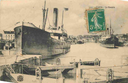 Delcampe - Carte Postale Ancienne - 14 - Caen - Le Bassin - Bateaux - CPA - Voir Scans Recto-Verso - Poscard - Carta Postal -  Post - Caen
