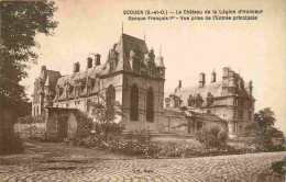 Delcampe - Carte Postale Ancienne - 95 - Ecouen - Le Château De La Légion D'Honneur - Vue Prise De L'Entrée Principale - CPA - Voir - Ecouen