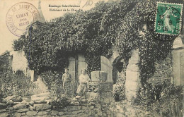Delcampe - Carte Postale Ancienne - 78 - Limay - Ermitage Saint-Sauveur - Extérieur De La Chapelle - Animée - Enfants - Oblitératio - Limay