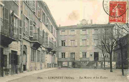 Delcampe - Carte Postale Ancienne - 69 - Limonest - La Mairie Et Les Ecoles - CPA - Voir Scans Recto-Verso - Poscard - Carta Postal - Limonest