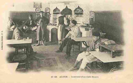 Delcampe - Carte Postale Ancienne - Algérie - Intérieur D'un Café Maure - Animée - CPA - Voir Scans Recto-Verso - Poscard - Carta P - Algerien