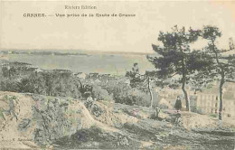 Delcampe - Carte Postale Ancienne - 06 - Cannes - Vue Prise De La Route De Grasse - Animée - CPA - Voir Scans Recto-Verso - Poscard - Cannes