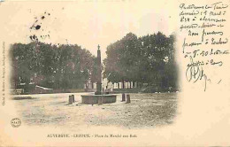 Delcampe - Carte Postale Ancienne - 63 - Lezoux - Place Du Marché Aux Bois - Animée - CPA - Voir Scans Recto-Verso - Poscard - Cart - Lezoux