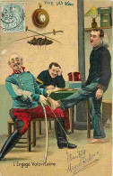 Delcampe - Carte Postale Ancienne - Militaria - L'Engagé Volontaire - Vive Les Bleus - Colorisée - CPA - Voir Scans Recto-Verso - P - Humor