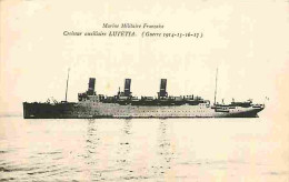 Delcampe - Carte Postale Ancienne - Bateaux - Marine Militaire Française - Croiseur Auxiliaire Lutétia - Guerre 1914-1918 - CPA - V - Krieg