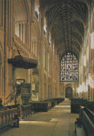 Delcampe - United Kingdom Norwich Cathedral Nave Interior West Window 1992 #SBG300 - Norwich