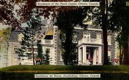 Delcampe - OTTAWA, ONTARIO - RESIDENCE OF THE PAPPAL LEGATE - WRITTEN - PUB. BY NATIONAL NEWS CO LTD - PHOTO BY NEWTON - - Ottawa