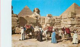 Delcampe - CPM Giza The Great Sphinx And Keops Pyramid - Guiza