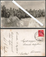 Delcampe - MANOVRE MILITARI - FOTOCARTOLINA SPEDITA DA CIVITAVECCHIA NEL 1931 DAL GENERALE GIOVANNI ZANGHIERI (CW288) - Manöver