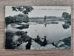 Delcampe - 41 SALBRIS - LES BORDS DE LA SAULDRE LES LAVANDIERES - Salbris