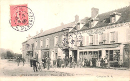 Delcampe - CLERMONT - Oise - Place De La Gare - Hôtel De France TROIVAUX DESSEAUX - VENTE DIRECTE X - Clermont