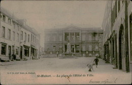 Delcampe - A5932 Belgium Saint Hubert The Town Hall Square - Saint-Hubert
