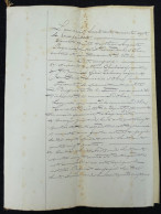 Delcampe - Document Manuscrit Bourgmestre D'Olne Charlier Vente De La Commune - Manuscrits