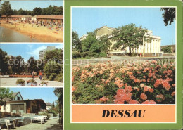 Delcampe - Dessau-Rosslau Strandbad Adria Landestheater - Dessau