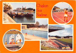 Delcampe - CHALON SUR SAONE Ile Saint Laurent Centre Nautique 14(scan Recto-verso) MA2241 - Chalon Sur Saone