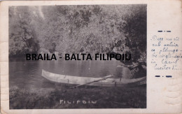 Delcampe - Romania - Braila - Balta Filipoiu - Cenzurat - Timbru Basarabia - Rumänien