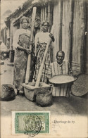 Delcampe - CPA Africa, Reisschälen - Trachten