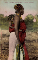 Delcampe - CPA Afrika, Frau Saussai - Trachten
