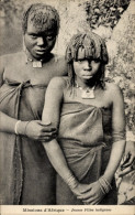 Delcampe - CPA African Missions, Junge Indigene Mädchen - Trachten