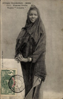 Delcampe - AK Westafrika, Sudan, Arabische Frau, Counta-Typ - Trachten