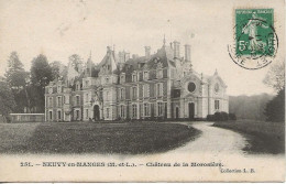 Delcampe - 49 - NEUVY-EN-MANGES - Château De La Morosière   -    ** CPA Vierge  ** - Chemille