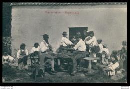 Delcampe - VIANA DO CASTELO - COSTUMES - Vida Minhota - Espadelada. ( Edição Do Bazar Couto Viana) Carte Postale - Viana Do Castelo
