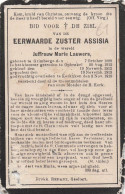Delcampe - Doodsprentje - Bidprentje - Eerwaarde Zuster Assisia Marie Lauwers 1888-1918 Grimbergen Klerken - Todesanzeige