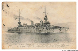 Delcampe - CD-BFP1-0265-BATEAU - Marine Nationale - Le Suffren - Cuirassé D'escadre - Dampfer