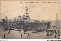 Delcampe - AIPP8-0873 - BATEAU - SAINT-NAZAIRE - LE DEPART DU CUIRASSE - DIDEROT - Sonstige & Ohne Zuordnung