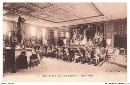 Delcampe - ARTP3-0226-BATEAU - Intérieur De L'ile De France - Salon Mixte - Dampfer