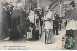Delcampe - RUNGIS - Inauguration De La Nouvelle Eglise - état - Rungis