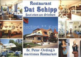 Delcampe - St Peter-Ording Restaurant Dat Schipp Hotel Seeburg - St. Peter-Ording