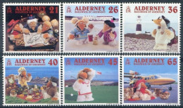 Delcampe - ALDERNEY - Y&T  N° 152-157 ** - Alderney
