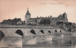 Delcampe - 45 GIEN LE CHATEAU ET LE PONT - Gien