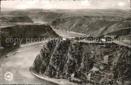 Delcampe - Loreley Lorelei Mit Blick Auf St Goarshausen Und Rhein Fliegeraufnahme - Loreley