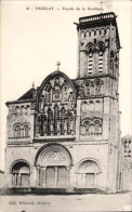 Delcampe - Vezelay CPA Facade De La Basilique - Vezelay
