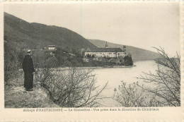Delcampe - CPA Abbaye D'Hautecombe Le Monastere Vue Prise Dans La Direction De Chindrieux - Le Bourget Du Lac