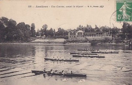 Delcampe - ASNIERES          UNE COURSE.  AVANT LE DEPART - Rudersport